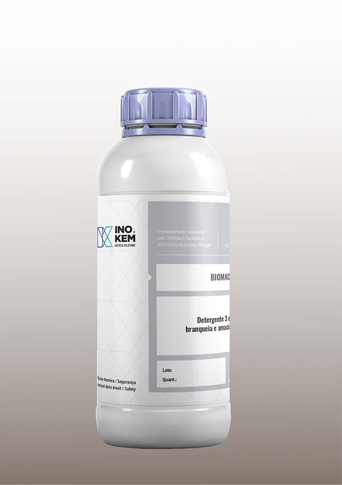 Detergente biodegradável Biomach Super, da Inokem